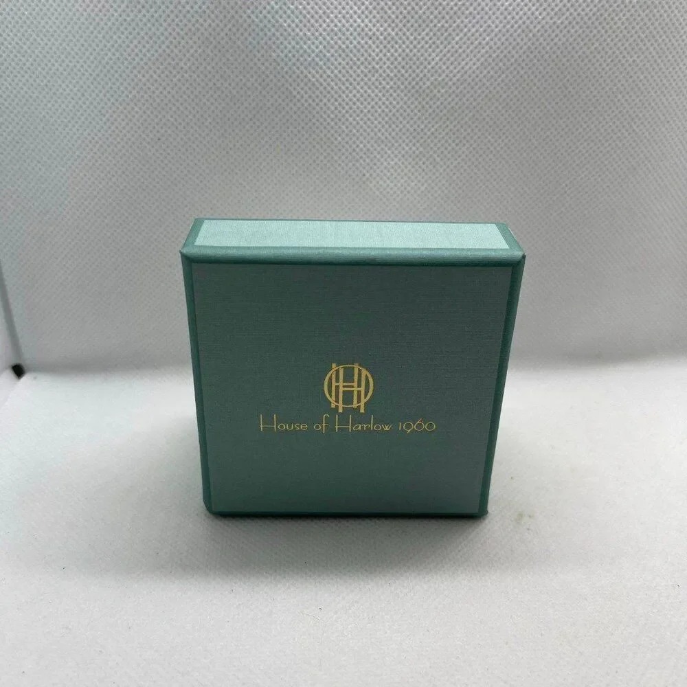 House of Harlow 1960 Jewelry / Earrings Blue Gift Box